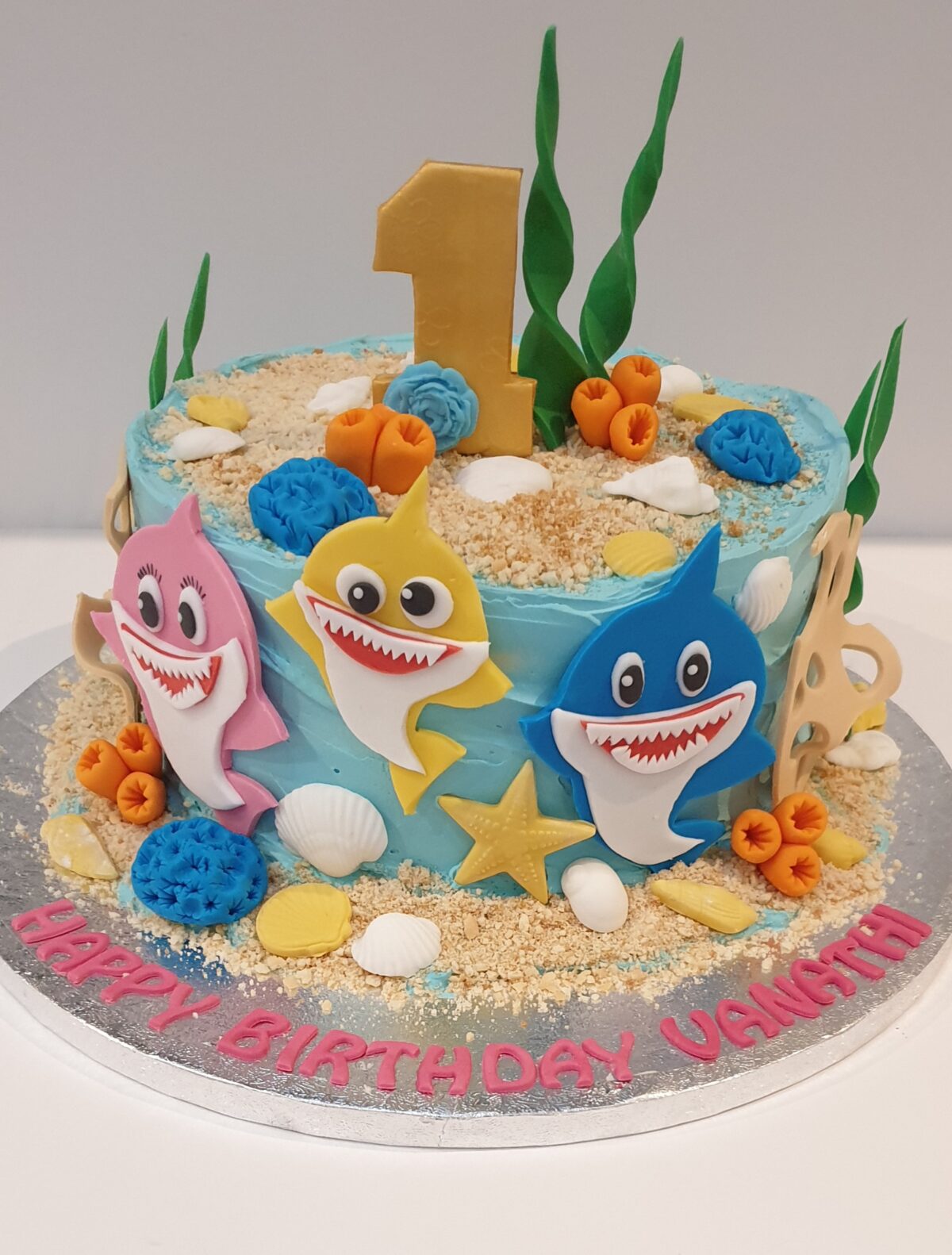 Baby Shark Fresh Cream Cake CB-RC002