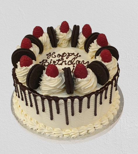 Raspberry & Oreo Fresh Cream Cake CB-RC104