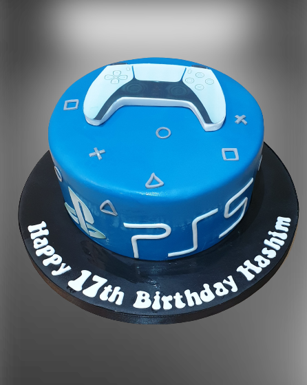 Play Station 5 Themed Birthday Cake CB-NC329