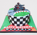 Racing Bike Themed Birthday cake CB-NC324