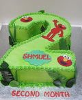 Number 2 Elmo Fresh Cream Cake CB-SC049