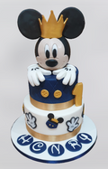 2 Tier Mickey Mouse Birthday Cake CB-NC342