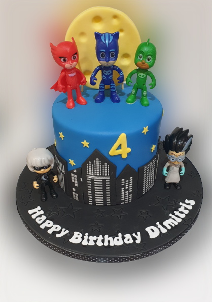 PJ Mask Birthday Cake CB-NC346