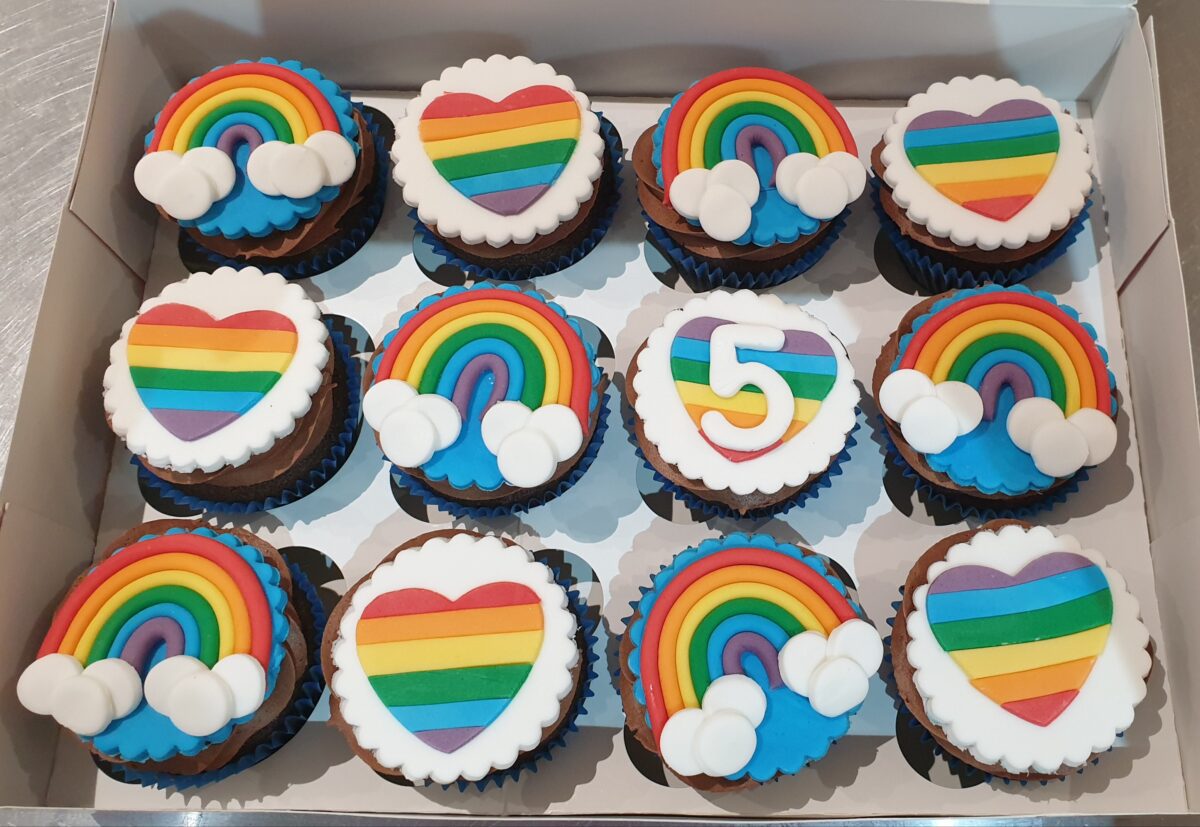 Rainbow Themed Cupcakes CB-CC011