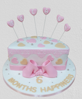 6 Months Half Birthady Cake CB-NC352
