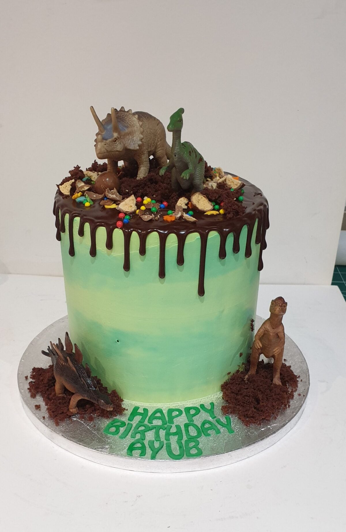 Dinosaur Themed Fresh Cream Cake CB-RC110