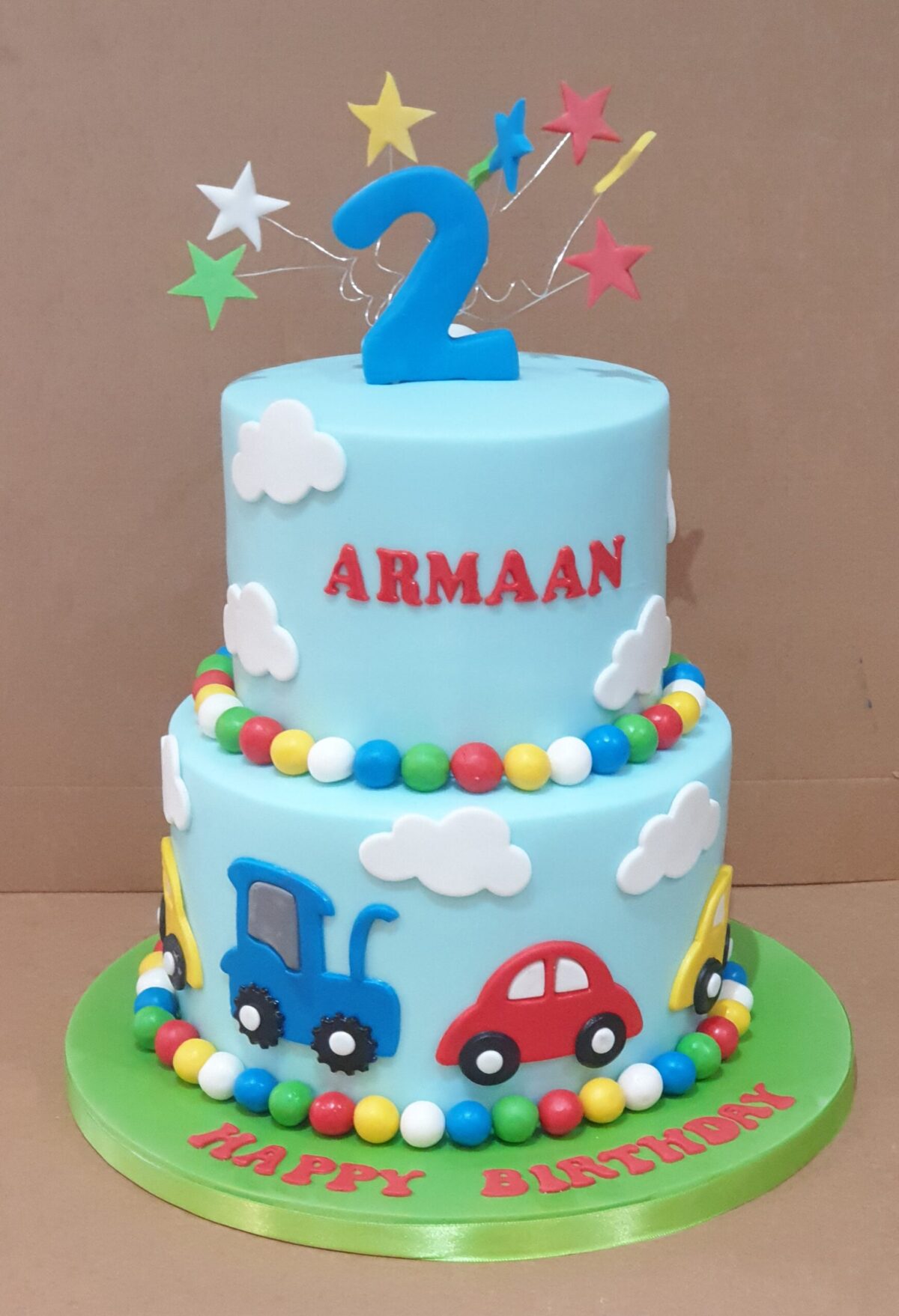 Car Themed Birthday Cake CB-NC358