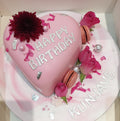 All Pink Heart Birthday Cake CB-NC372