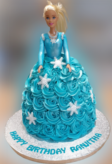 Barbie Doll Fresh Cream Cake CB-RC118