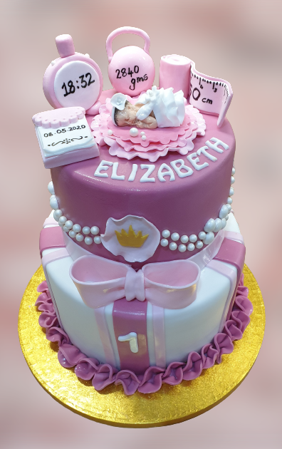 First Birthday Icing Cake CB-NC373