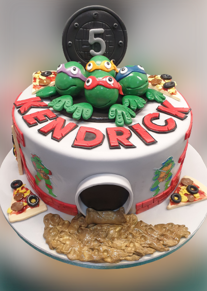 Ninja Turtles Birthday Cake CB-NC376