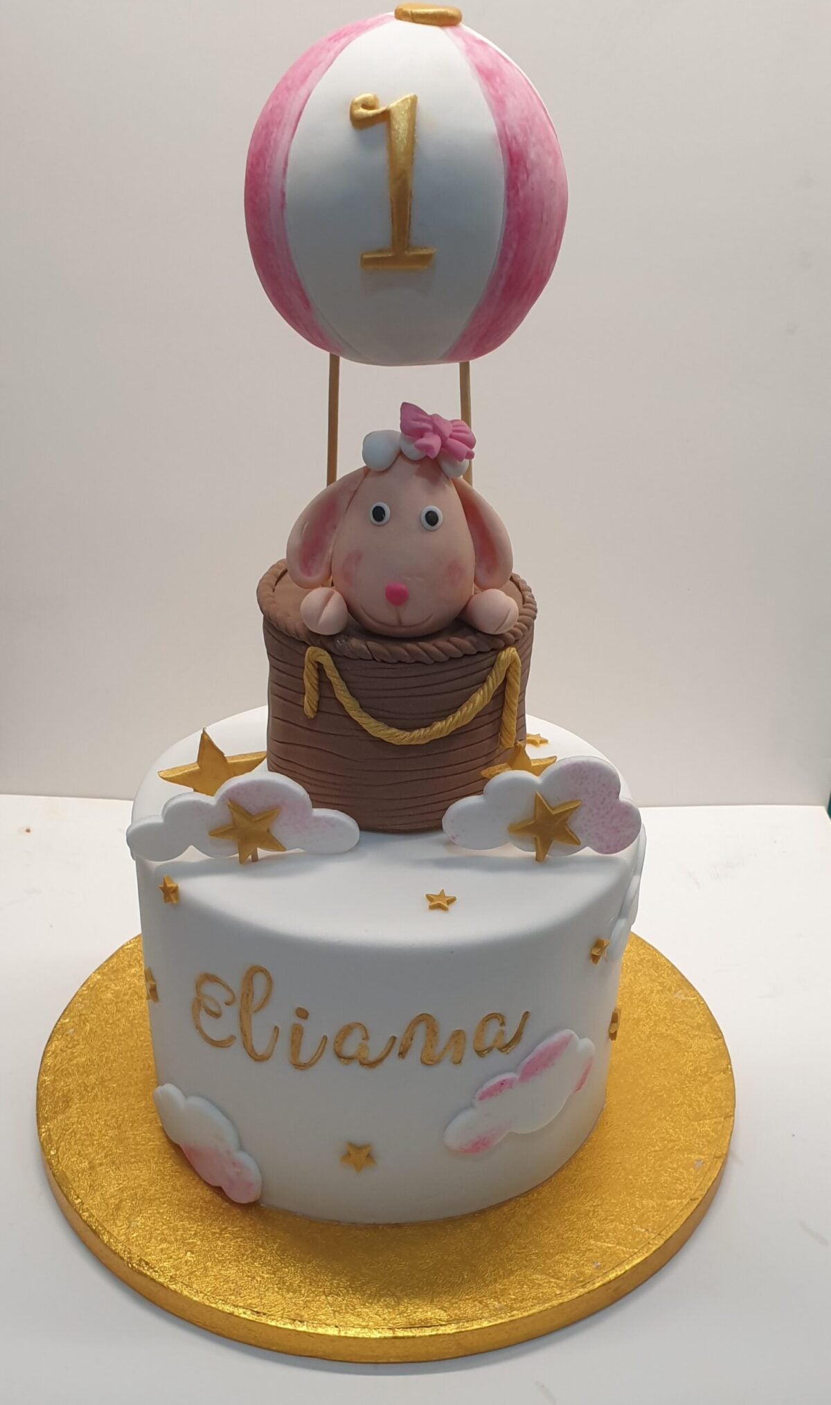 Hot Air Balloon 1st Birthday Cake CB-NC397