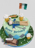Golf Themed Birthday Cake CB-NC392
