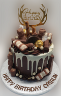 All Chocolate Ganache Birthday Cake CB-NC432