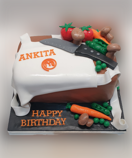 Chef Themed Birthday Cake CB-NC423