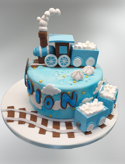Train Themed Birthday Cake CB-NC418