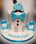 Little Man 1st Birthday Cake CB-NC414
