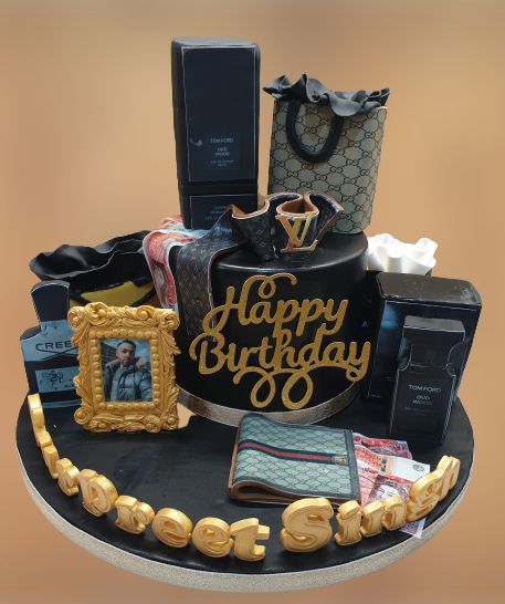 Fashion Themed Icing Cake CB-NC410