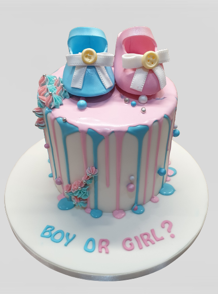 Gender Reveal  Icing Cake CB-NC409