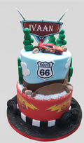 Disney Cars Themed Birthday Cake CB-NC455