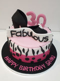 30 & Fabulous Birthday Cake CB-NC460