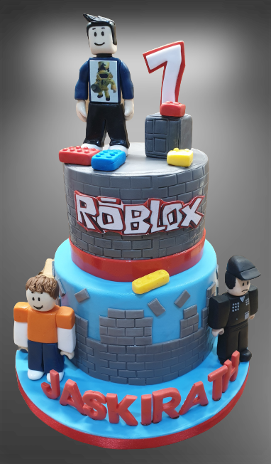Roblox 2 Tier Birthday Cake CB-NC440