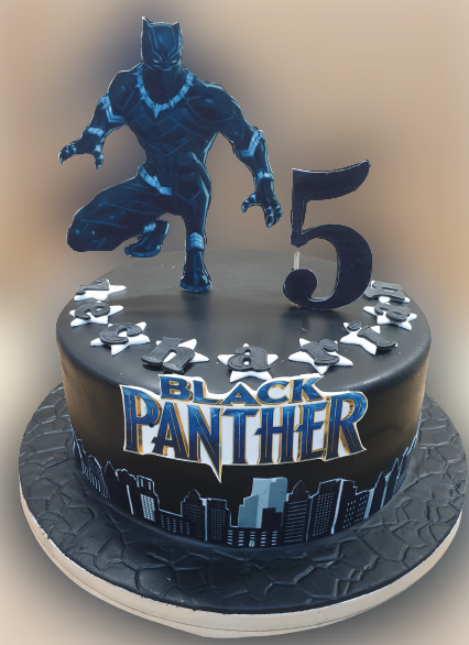 Avenger’s Black Panther  Birthday Cake CB-NC442
