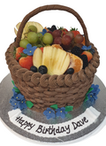 Fruit Basket Fresh Cream Cake CB-RC138