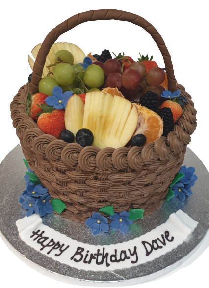 Fruit Basket Fresh Cream Cake CB-RC138