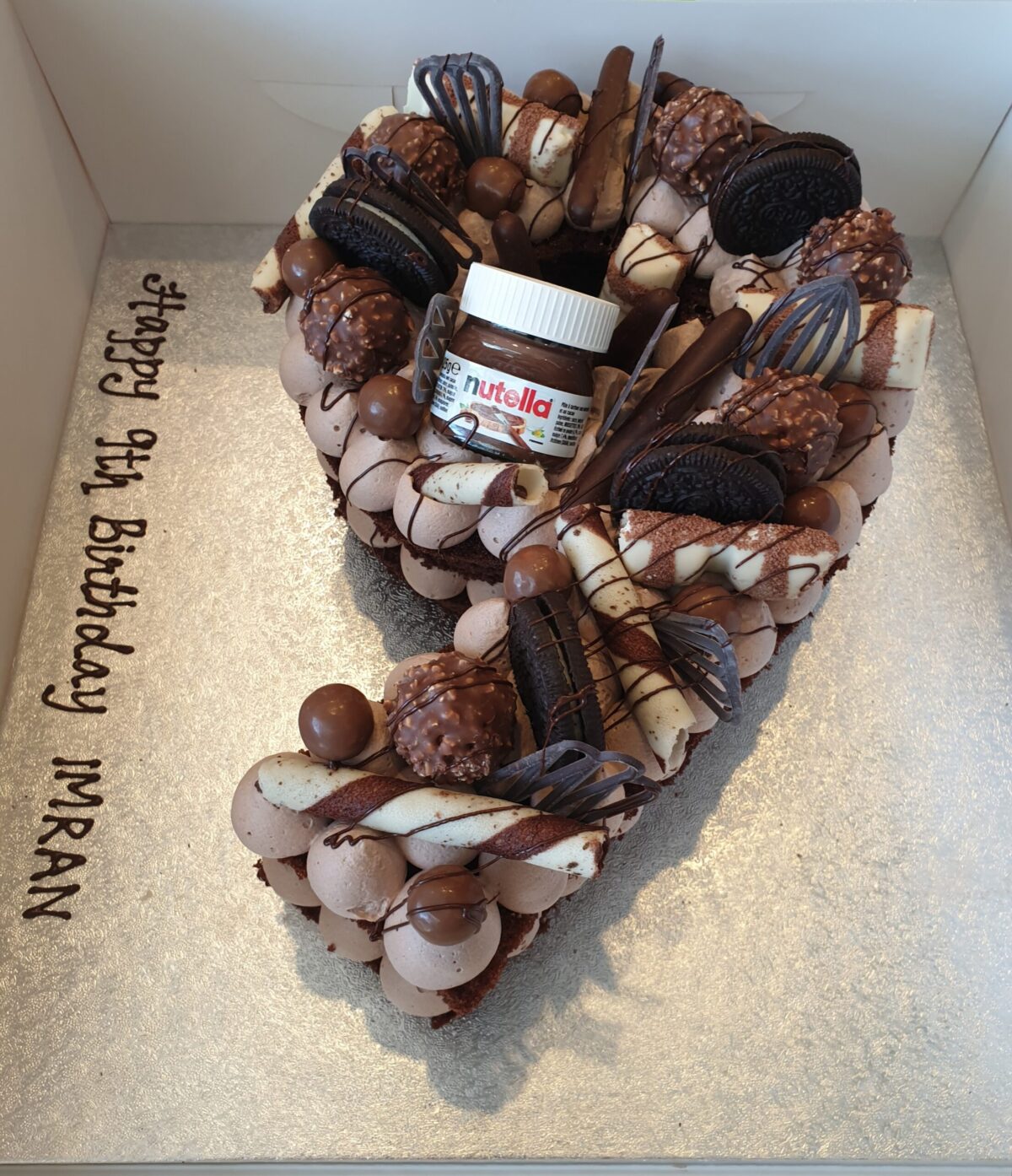 Number 9 All Chocolate Fresh Cream Cake CB-SC137