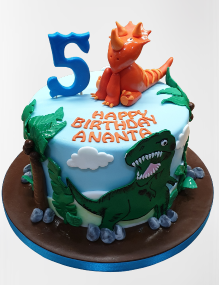 Dinosaur Themed Birthday Cake CB-NC468