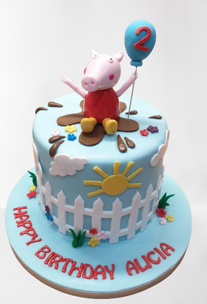 Peppa pig Birthday Cake CB-NC477