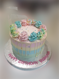 Pastel Coloured Fresh Cream Cake CB-RC151