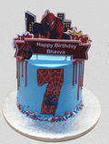 Spider Man Fresh Cream Cake CB-RC154