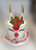 Reindeer Fresh Cream Cake CB-RC172
