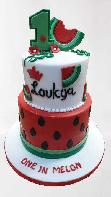 Watermelon Themed Birthday Cake CB-NC521