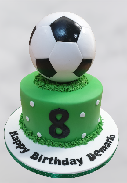 Football Themed Birthday Cake CB-NC517