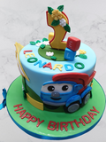 Leo The Truck 2nd Birthday Cake CB-NC513