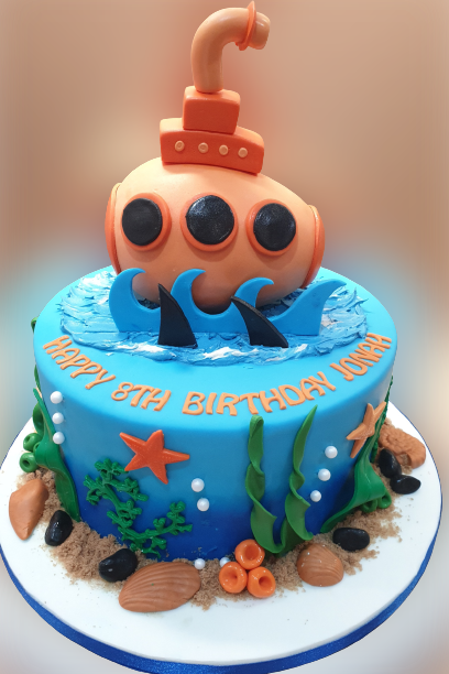 Submarine Birthday Cake CB-NC510
