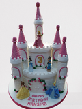 Disney Princesses Castle Birthday Cake CB-NC508