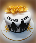 Urime Babi Birthday Cake CB-NC507