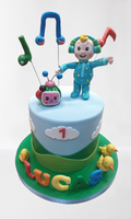Cocomelon First Birthday Icing Cake CB-NC501