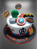 Avenger’s Themed Icing Cake CB-NC528