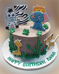 Jungle animals Fresh Cream cake CB-RC163