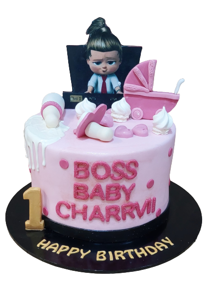 Boss Baby Birthday Cake for Girls CB-NC607