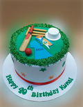 Cricket Themed Birthday Cake CB-NC605