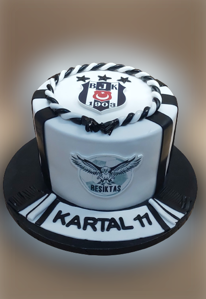 Besiktas Football Club Birthday Cake CB-NC602