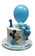 Baby Mickey Mouse First Birthday Cake CB-NC597