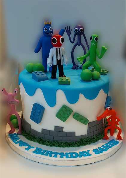 Roblox Friends Icing Cake CB-NC590