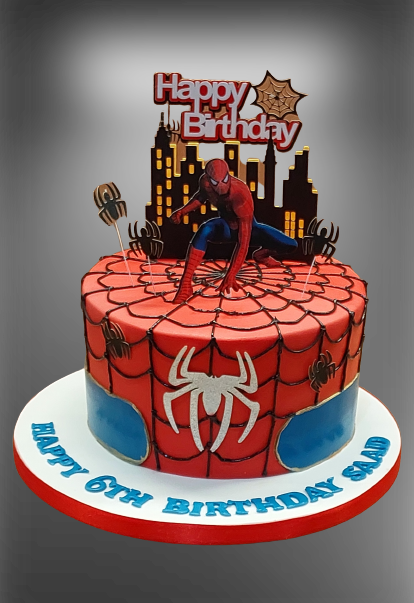 Spider Man Birthday Cake CB-NC492